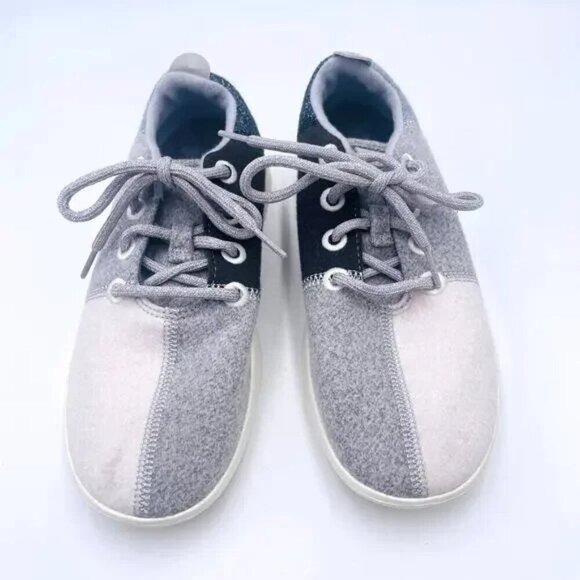 Allbirds Sneakers Men\'s 8 Gray Wool Runner Colorblock Patchwork NWOT $120 main image 5